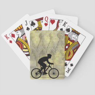 Cyclist Bicycle Playing Cards
