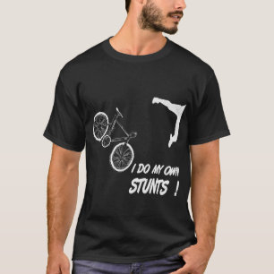 Cyclist bike bicycle crash accident humour funny b T-Shirt