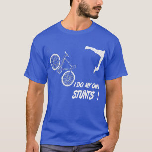 Cyclist bike bicycle crash accident humour funny b T-Shirt