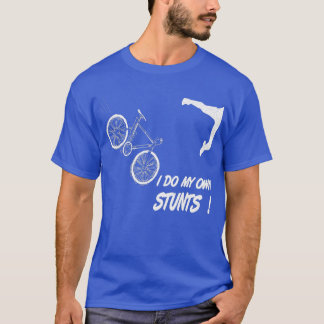 Cyclist bike bicycle crash accident humour funny b T-Shirt