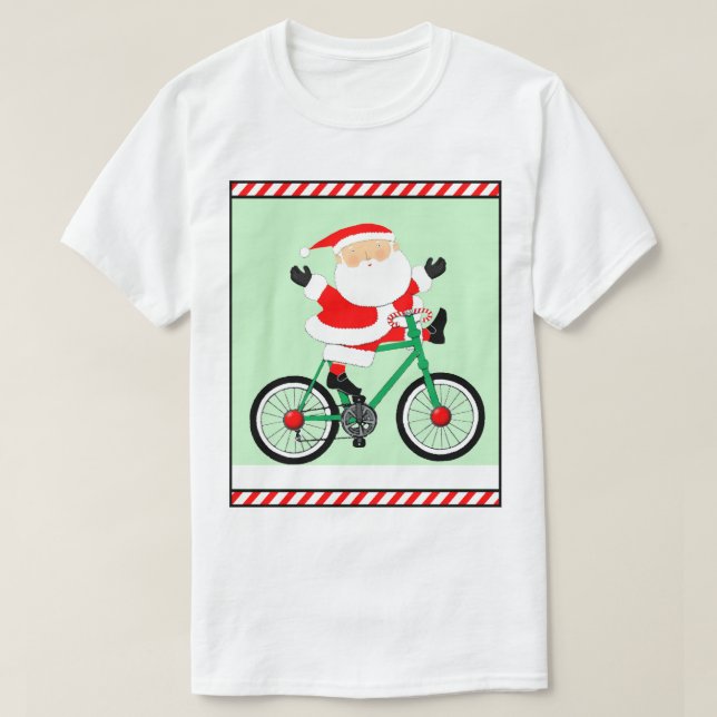 Cyclist Christmas gift ideas T-Shirt (Design Front)