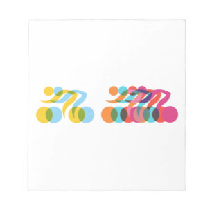 Cyclist cool and unique design notepad
