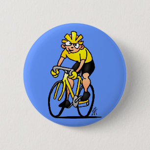 Cyclist - Cycling 6 Cm Round Badge