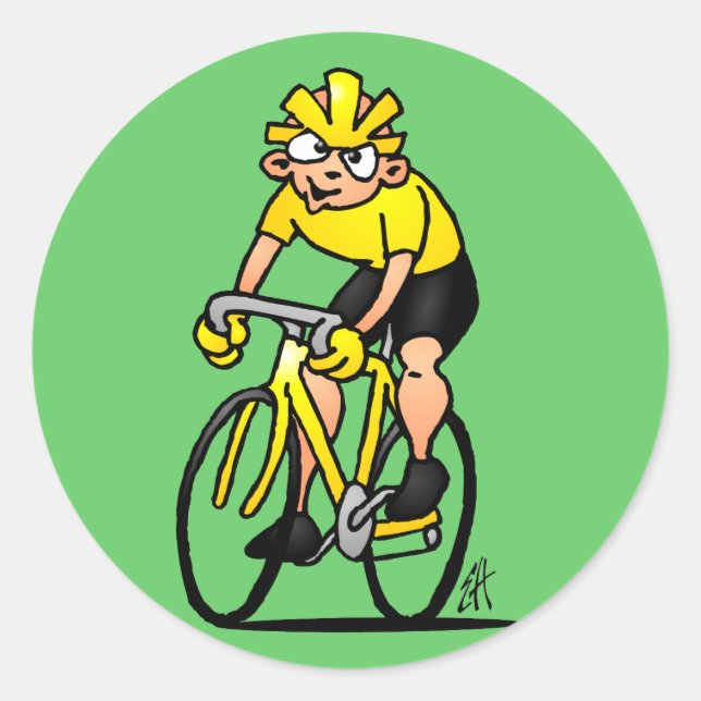 Cyclist - Cycling Classic Round Sticker (Front)