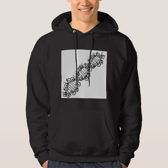 Cyclist dna  hoodie (Front)
