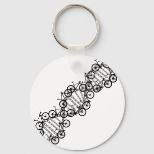 Cyclist dna T-Shirt Key Ring