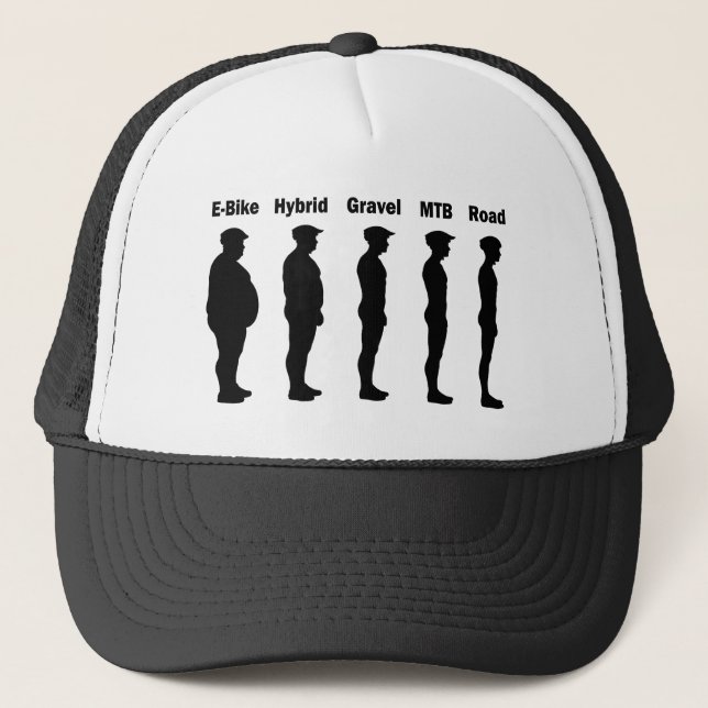 Cyclist Evolution Roadie Trucker Hat (Front)