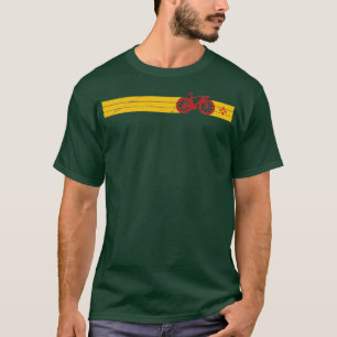 Cyclist Flag New Mexico NM Zia Love Bike Racing Re T-Shirt