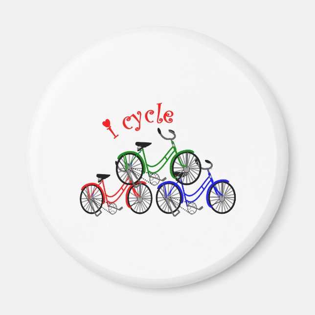 Cyclist Gifts (Bicycling) design Magnet (Front)
