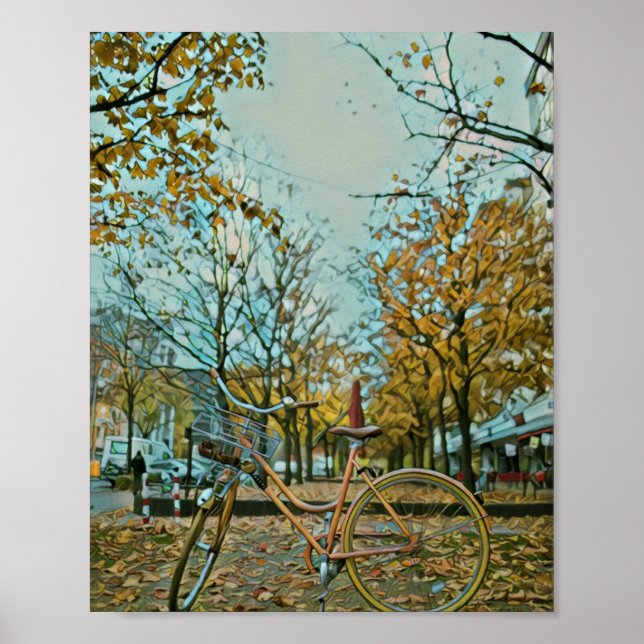 Cyclist gifts for him poster (Front)