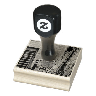 Cyclist gifts for him rubber stamp