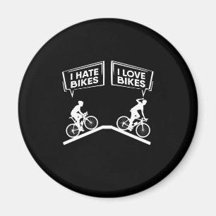 Cyclist I Love Bikes Magnet