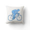 Cyclist in a Race. Blue.