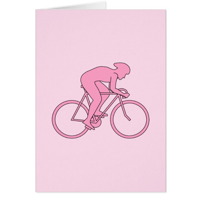 Cyclist in Pink (Front)