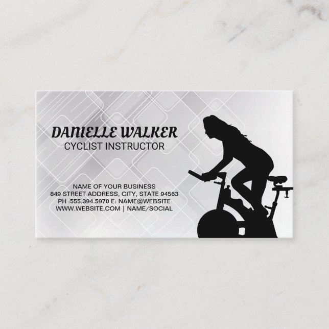 Cyclist Instructor Business Card (Front)