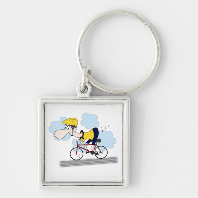 Cyclist Key Ring (Front)