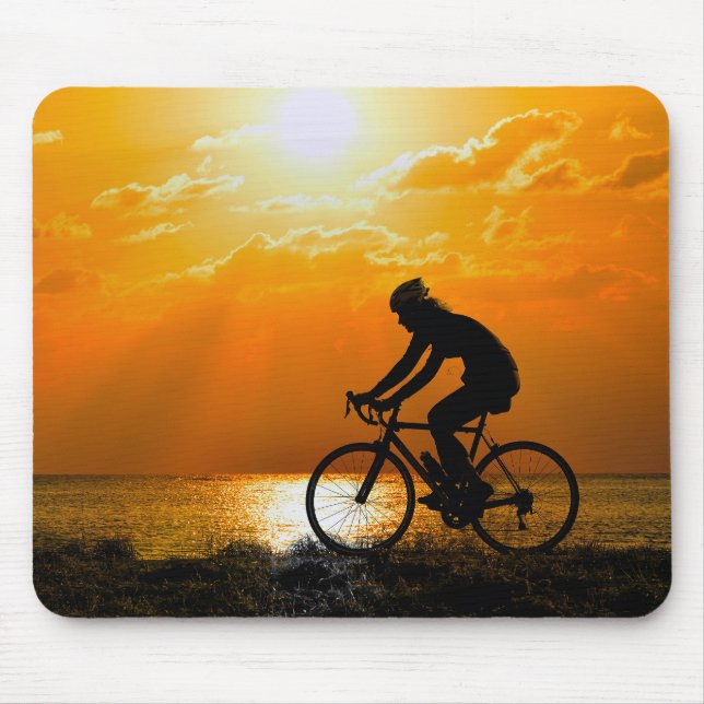 Cyclist Mouse Mat (Front)