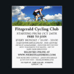 Cyclist on Grass, Cycling Club Advertising Flyer<br><div class="desc">Cyclist on Grass,  Cycling Club Advertising Flyers By The Business Card Store.</div>