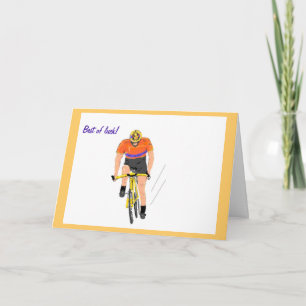 Cyclist Racing Card