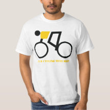 Cyclist riding his bicycle custom