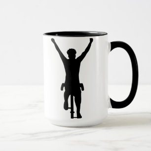 Cyclist winner mug