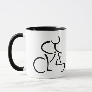 Cyclist Word Art Cycling Mug