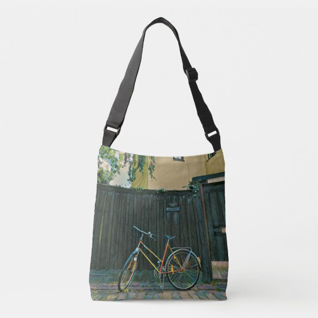 Cyclists gifts ideas crossbody bag (Front)