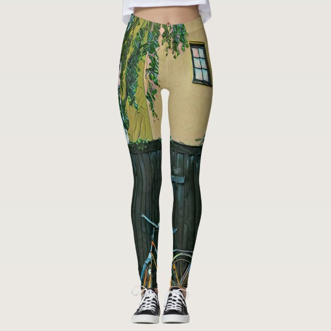 Cyclists gifts ideas leggings (Front)