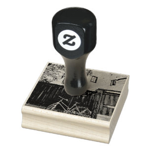 Cyclists gifts ideas rubber stamp
