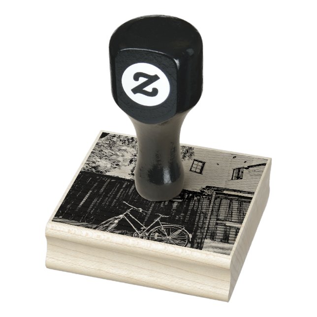 Cyclists gifts ideas rubber stamp (Stamp)