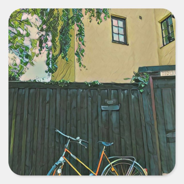 Cyclists gifts ideas square sticker (Front)