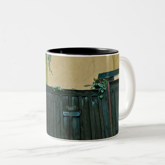 Cyclists gifts ideas Two-Tone coffee mug (Front Right)