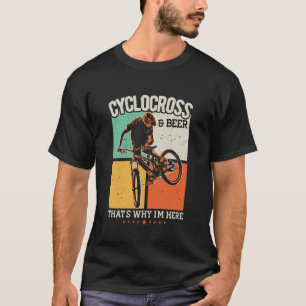 Cyclocross & Beer, BMX Biking & Biker, Gravel Bike T-Shirt