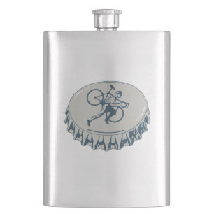 Cyclocross Beer Hip Flask