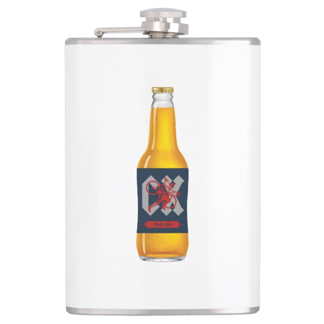 Cyclocross Beer Hip Flask (Front)