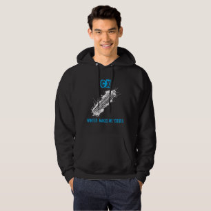 Cyclocross - CX Winter Makes Me Cross Blue Hoodie