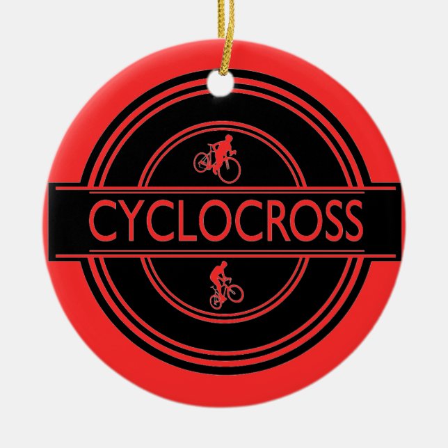 Cyclocross Ornament (Front)