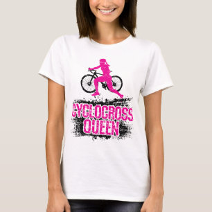 Cyclocross Queen Cyclo-Cross CX Women Bicycle T-Shirt