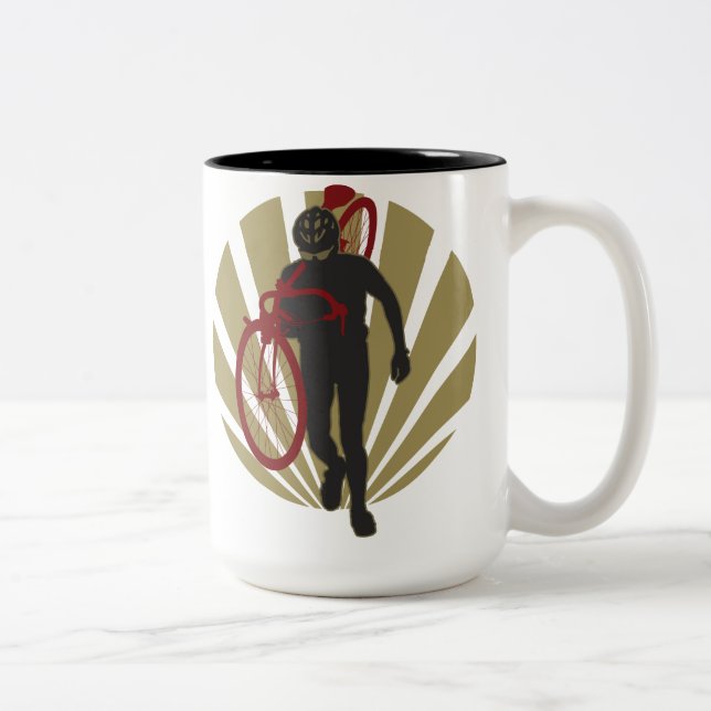 Cyclocross Soldier Mug (Right)
