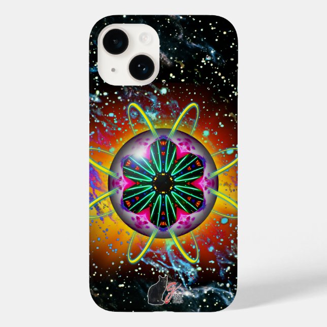 Cyclon Orbz Case-Mate iPhone Case (Back)