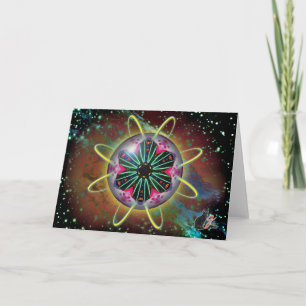 Cyclon Orbz Greeting Card