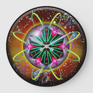 Cyclon Orbz Kaleid Large Clock