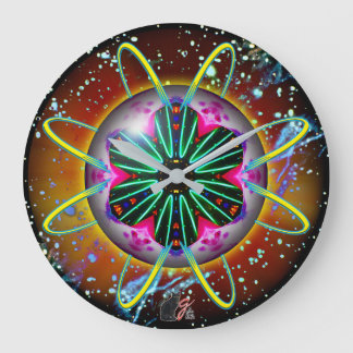 Cyclon Orbz Kaleid Round Large Clock