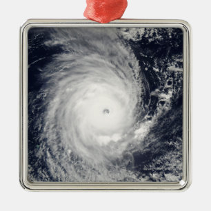 Cyclone Adeline-Juliet moving west Metal Tree Decoration