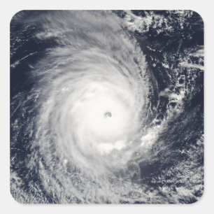 Cyclone Adeline-Juliet moving west Square Sticker