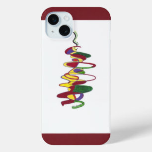 "Cyclone" by MaryZimmermanDesigns iPhone 15 Mini Case
