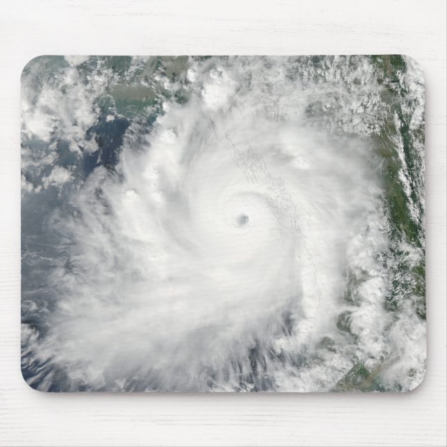 Cyclone Giri moves ashore over Burma Mouse Mat (Front)