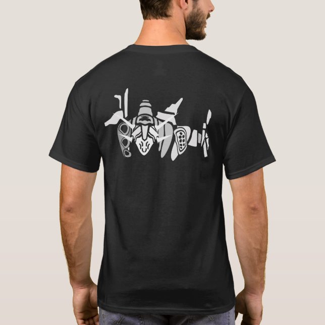 Cyclone Mecha Robot T-Shirt (Back)