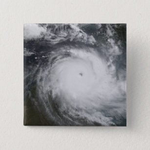 Cyclone Monica in the south Pacific Ocean 15 Cm Square Badge