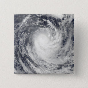 Cyclone Rene over the South Pacific Ocean 15 Cm Square Badge